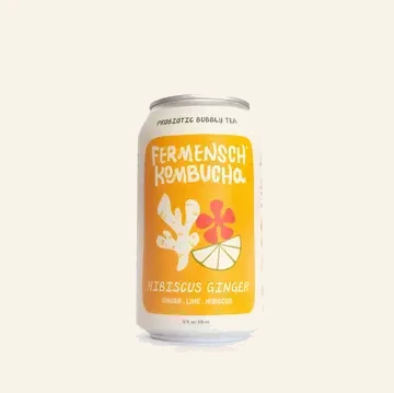 Hibiscus Ginger Kombucha