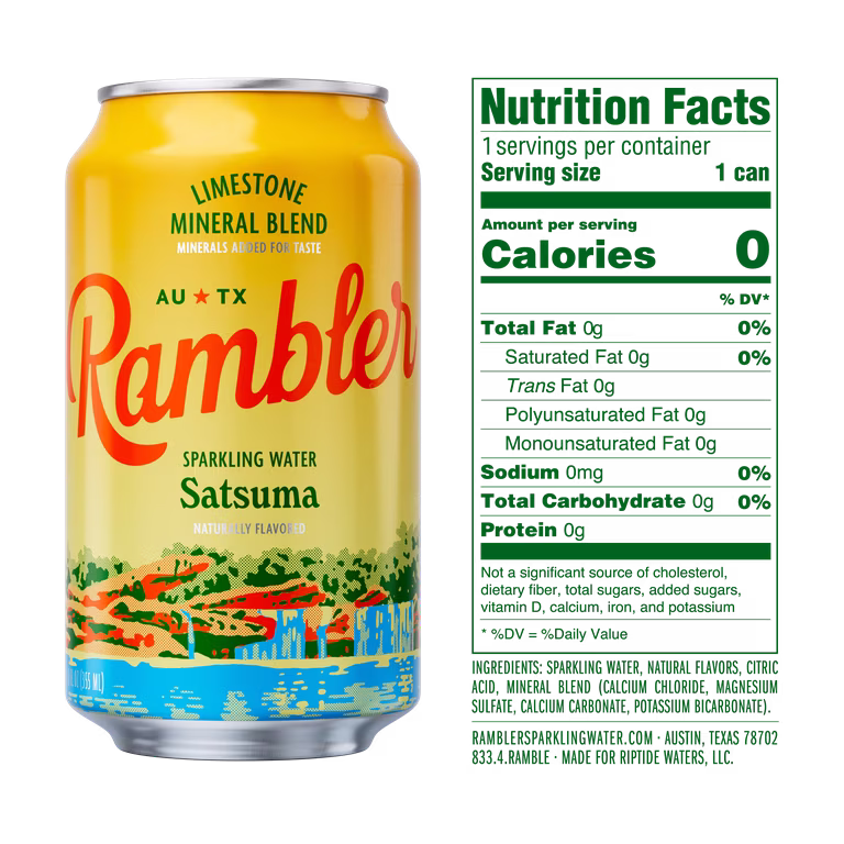 Satsuma Sparkling Water