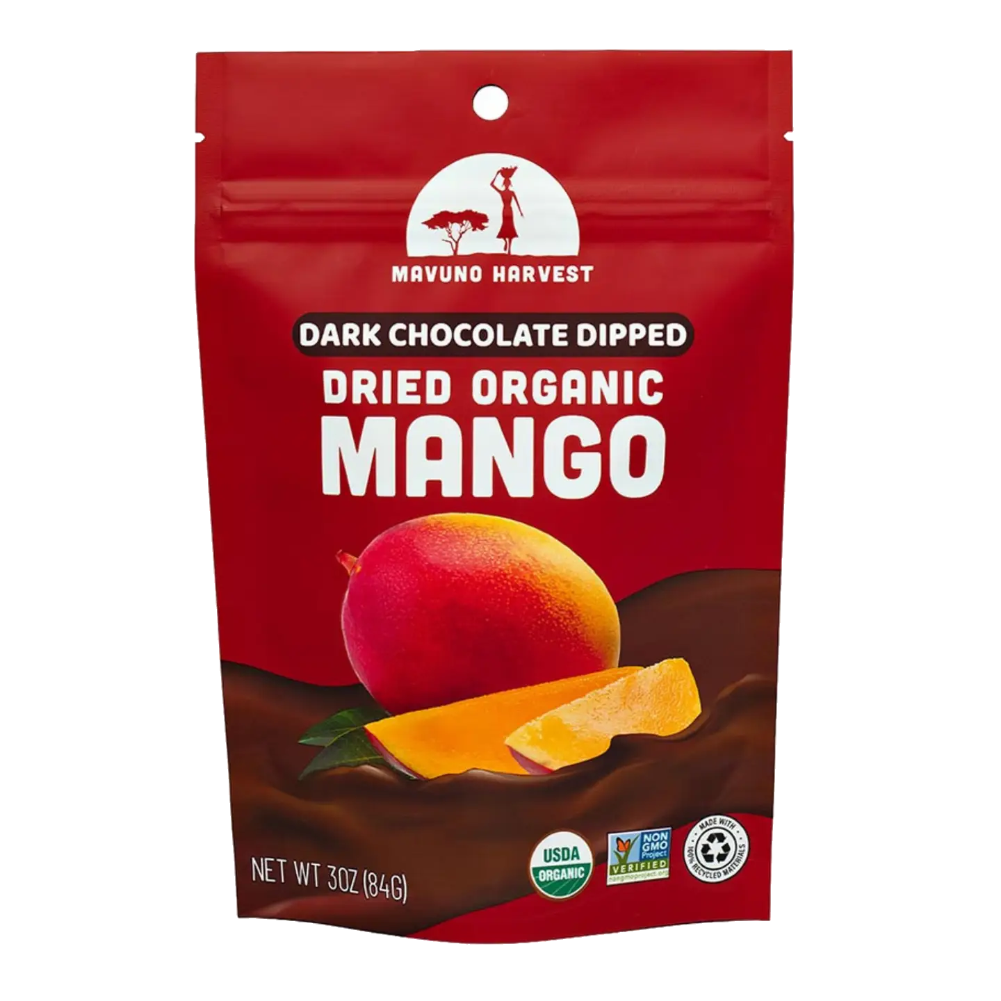 Dark Chocolate Dipped Dried Mango